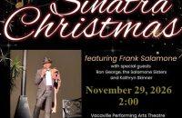 A Christmas Tribute to Frank Sinatra starring Frank Salamone event in Vacaville, CA