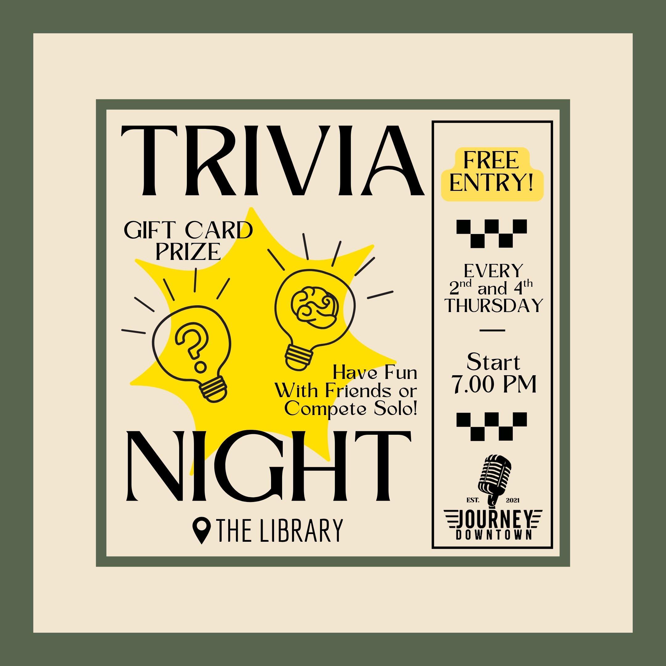 Trivia Night in Vacaville, CA Trivia Night event in Vacaville, CA