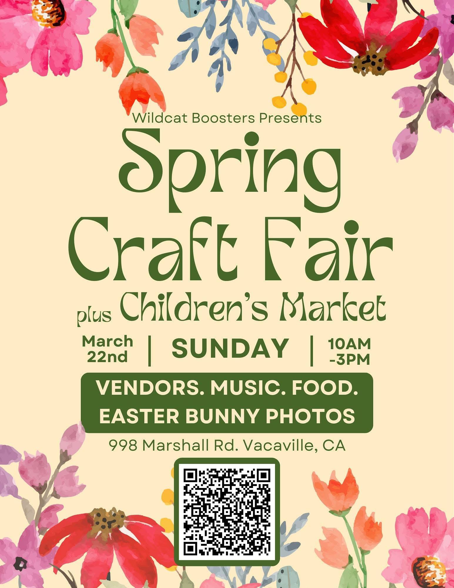 Spring Craft Fair + Children's Market in Vacaville, CA Spring Craft Fair + Children's Market event in Vacaville, CA