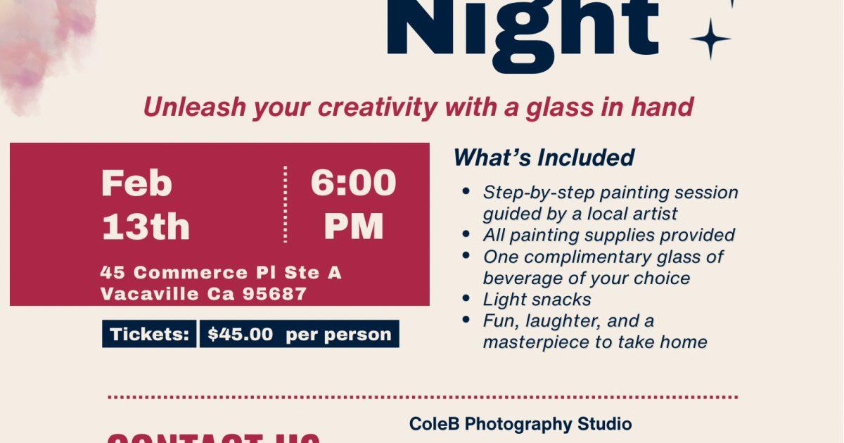 Paint & Sip Ladies Night in Vacaville, CA Paint & Sip Ladies Night event in Vacaville, CA